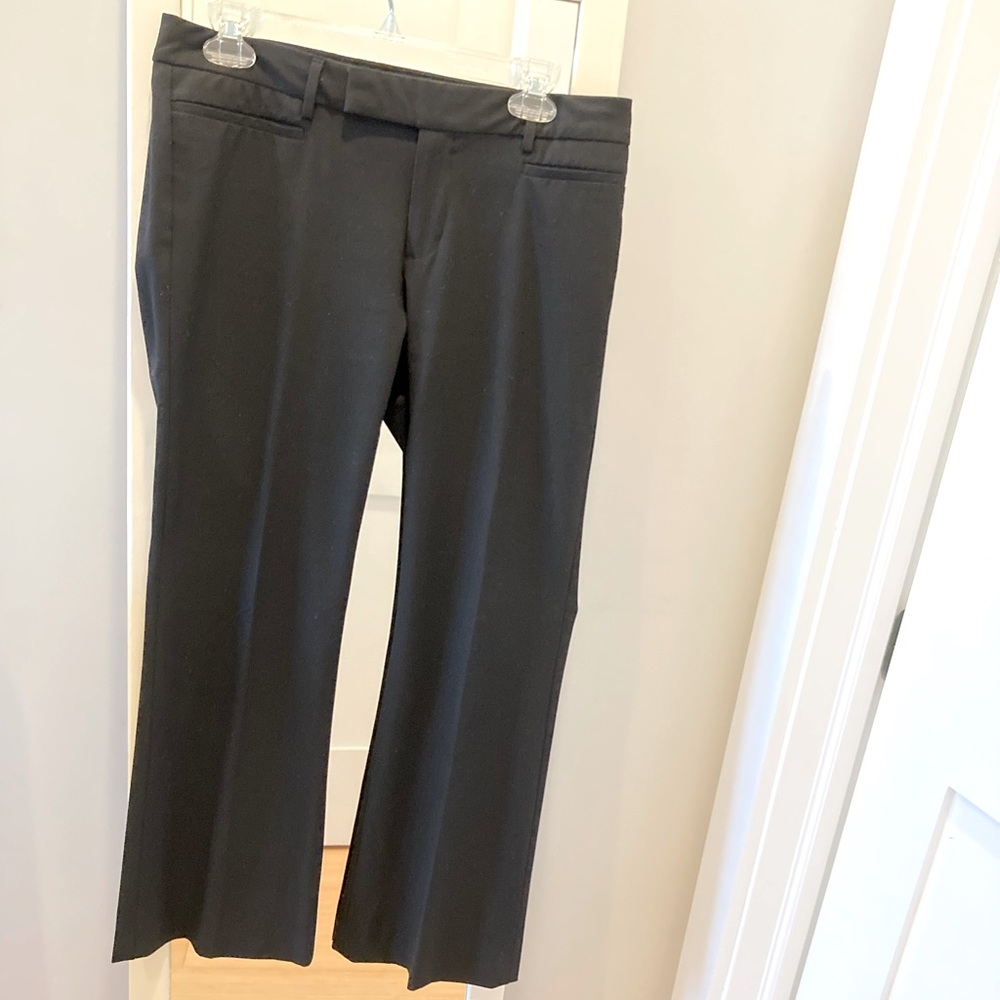 Black dress pants, boot cut